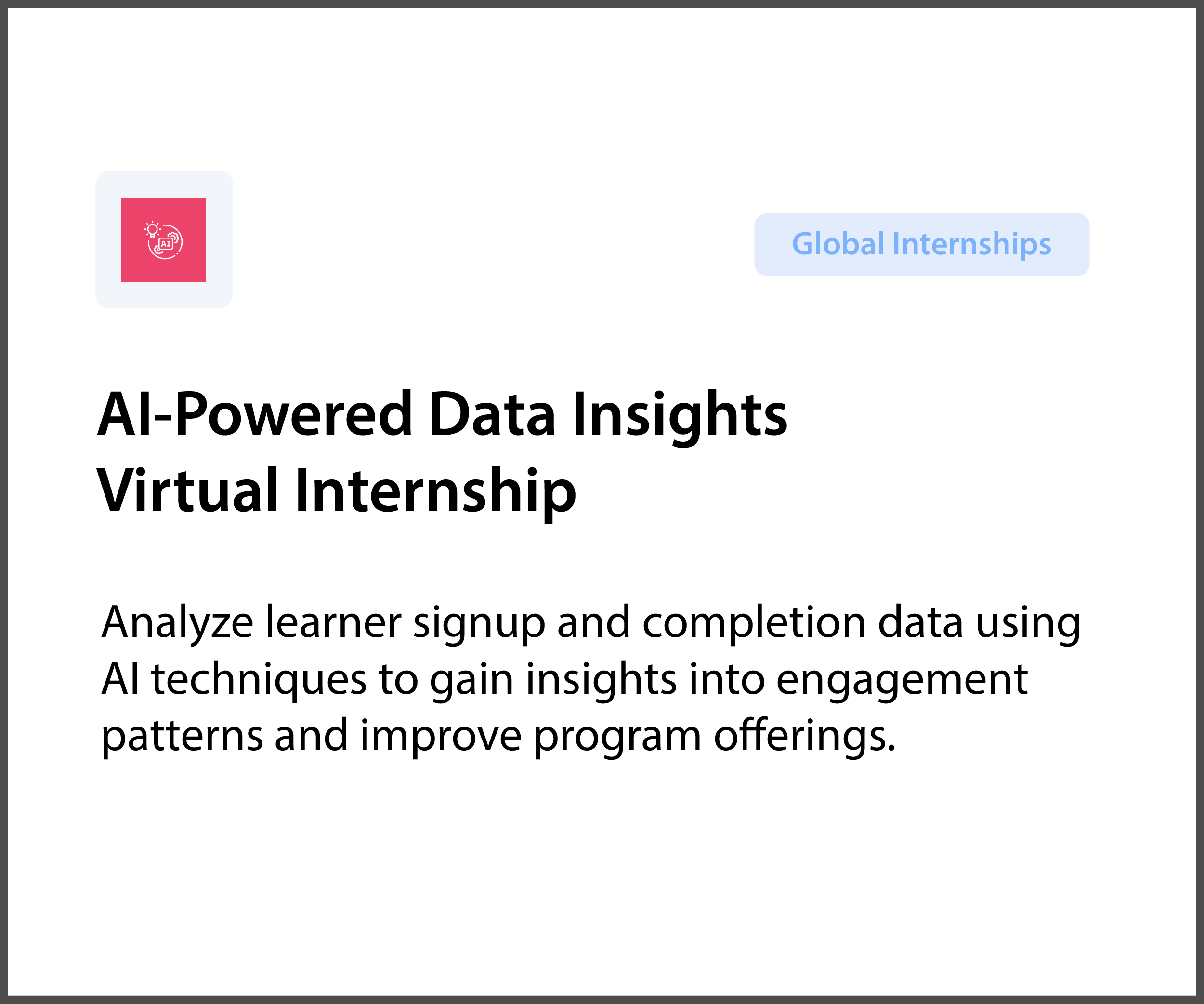 AI-Powered Data Insights  Virtual Internship