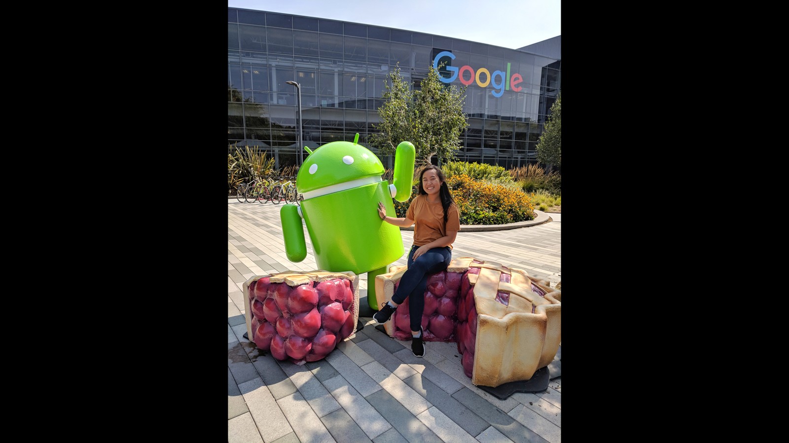Ethelia Lung on the Google campus.