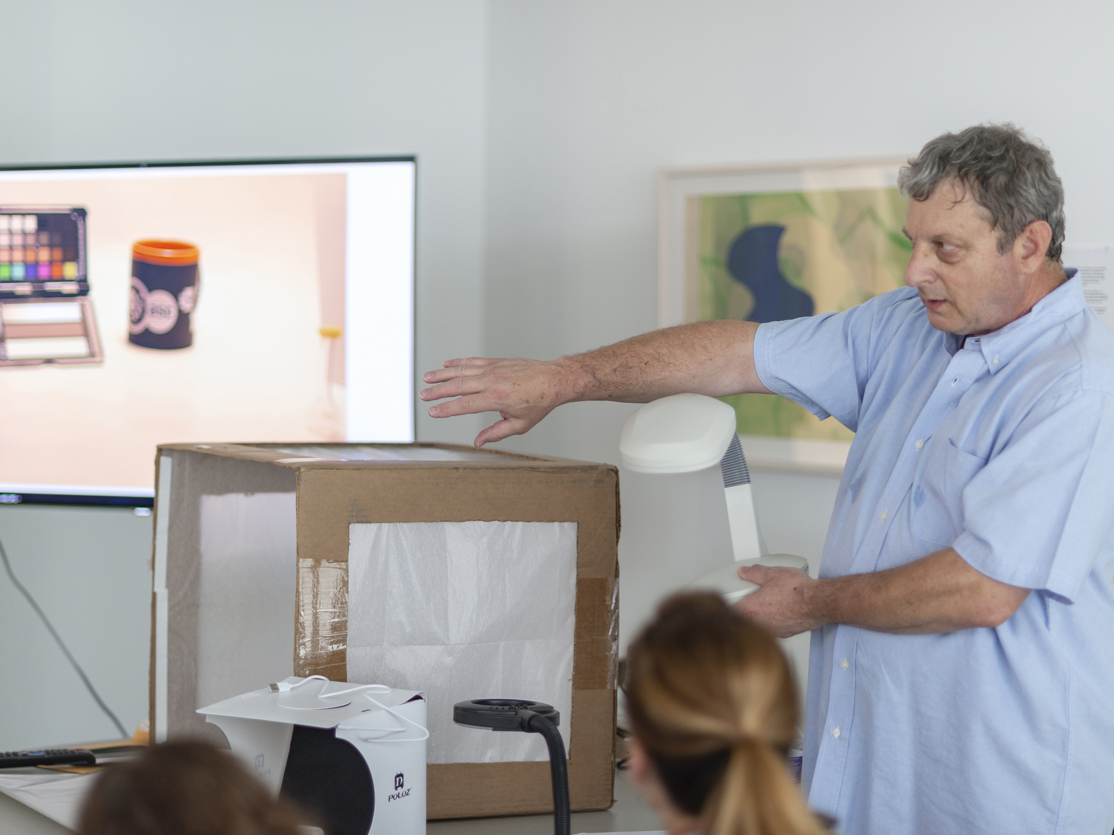 Bob Rose teaches a workshop