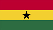 Flag of Ghana.